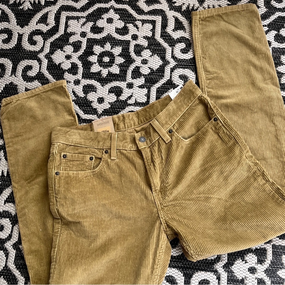 NWT Mens Levi Strauss and Co Corduroy Jeans. Various sizes. 29,31, 33 All 30”L - Picture 3 of 6